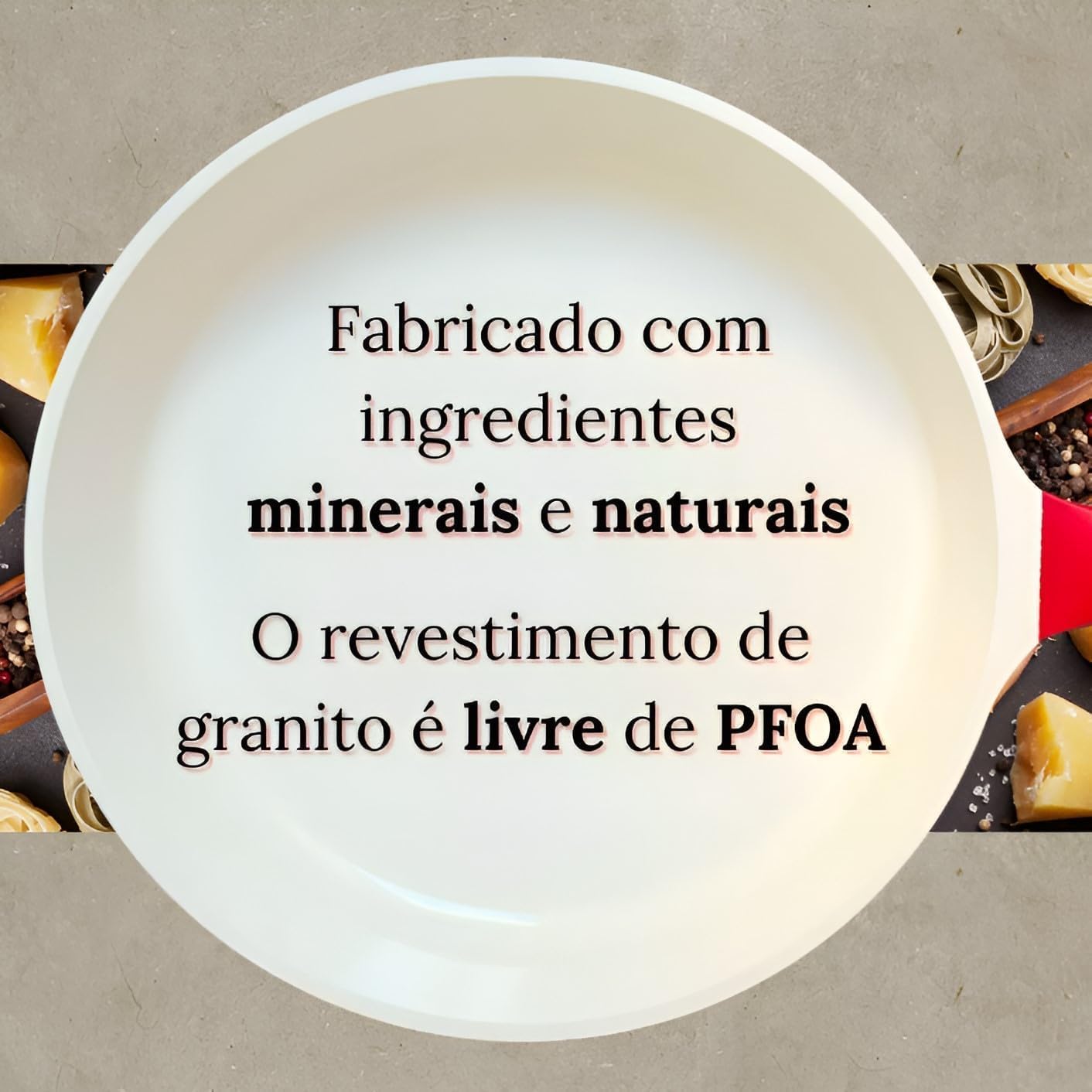 Jogo De Panelas Cookware 5 Peças Revestimento De Granito