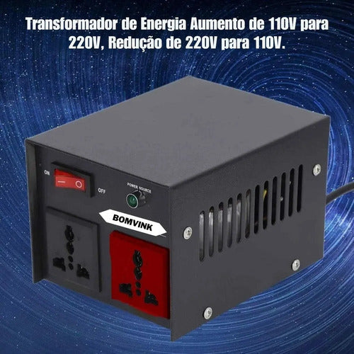 Transformador De Voltagem 5000va 220v/110v Bivolt