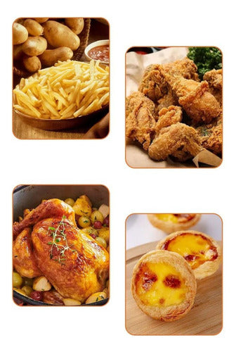 Fritadeira Air Fryer Sem Óleo Fit Com Tela Lcd 7l 1800w