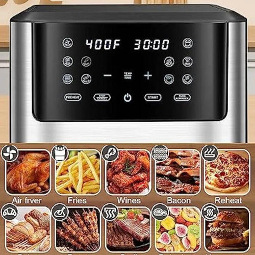 Fritadeira Air Fryer Sem Óleo Fit Com Tela Lcd 7l 1800w