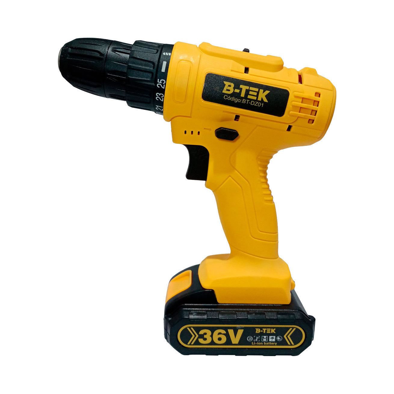 Furadeira Parafusadeira Sem Fio 36V B-TEK