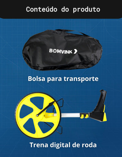Trena Digital Roda Para Medição De Distâncias Longas