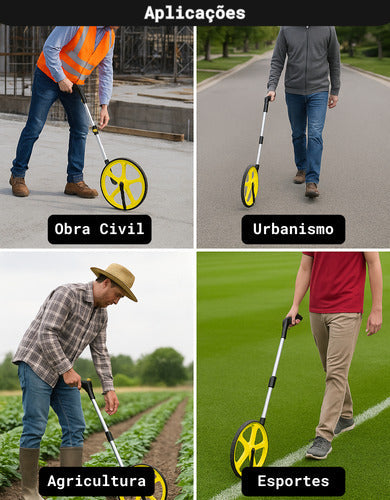 Trena Digital Roda Para Medição De Distâncias Longas